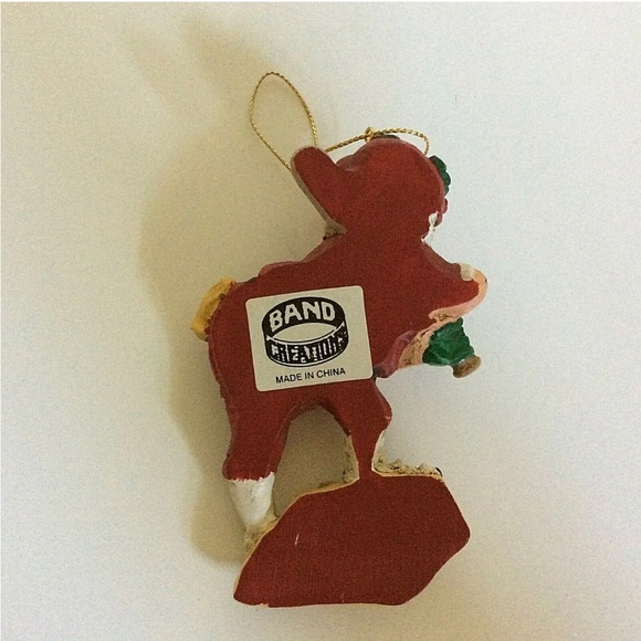 Baseball Santa Claus Christmas Ornament by Band Creations  4" - Picture 2 of 2